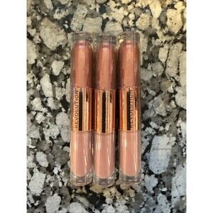 3 Pack Makeup Revolution Double Up Liquid Eyeshadow Infatuated